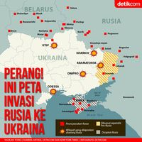 Perang! Ini Peta Invasi Rusia Ke Ukraina