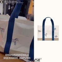 Crazy Rich Bali, Maharani Kemala juga terlihat memberikan kado mewah untuk baby A. Maharani memberikan kado berupa Adada Nappy Bag-Rose Bougainviller dari merek Hermes. Harga tas tersebut diperkirakan mencapai Rp 30 juta. Foto: Instagram