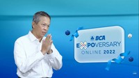 Perhelatan BCA Expoversary Online 2022 akan berlangsung selama satu bulan, dari 24 Februari 2022 hingga 27 Maret 2022 yang memberikan promo terbaik untuk setiap penawaran atas Kredit kendaraan bermotor (KKB), Kredit Pemilikan Rumah (KPR), dan Kredit Sepeda Motor (KSM).