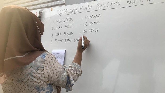 Data korban gempa di Pasaman Barat