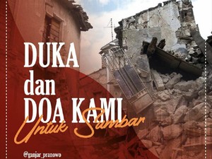 Gempa Pasaman Makan Korban, Ganjar: Ya Allah, Innalillahi...
