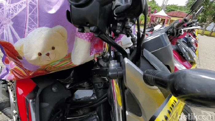Kendaraan hasil curanmor di Sukabumi.