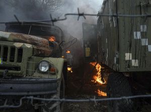 Mengerikan! Penampakan Serangan Udara Rusia di Kharkiv