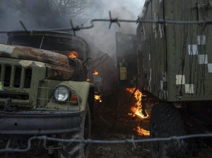 Rusia Hancurkan 74 Target Militer Ukraina di Hari Pertama Invasi