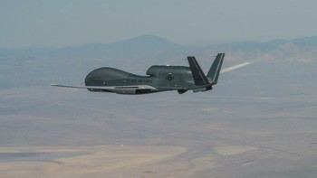 Misi tersebut mendemonstrasikan komitmen berkelanjutan kami terhadap keamanan di wilayah tersebut, kata juru bicara Angkatan Udara AS. Foto: Northrop Grumman