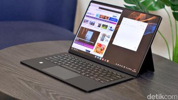 Selain itu tablet ini mendukung multitasking. Foto: Adi Fida Rahman/detikINET