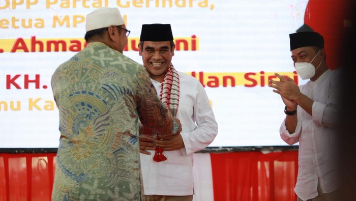 Sekjen Gerindra Ahmad Muzani di Ponpes Nurul Iman Sumenep Madura