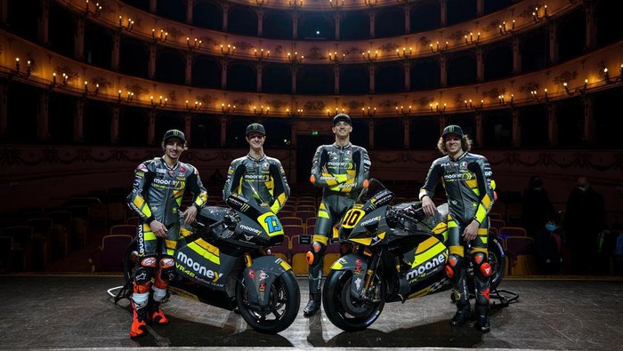 Tim balap MotoGP dan Moto2 Mooney VR46 resmi diluncurkan
