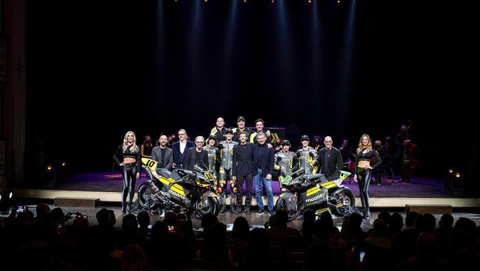 Tim balap MotoGP dan Moto2 Mooney VR46 resmi diluncurkan