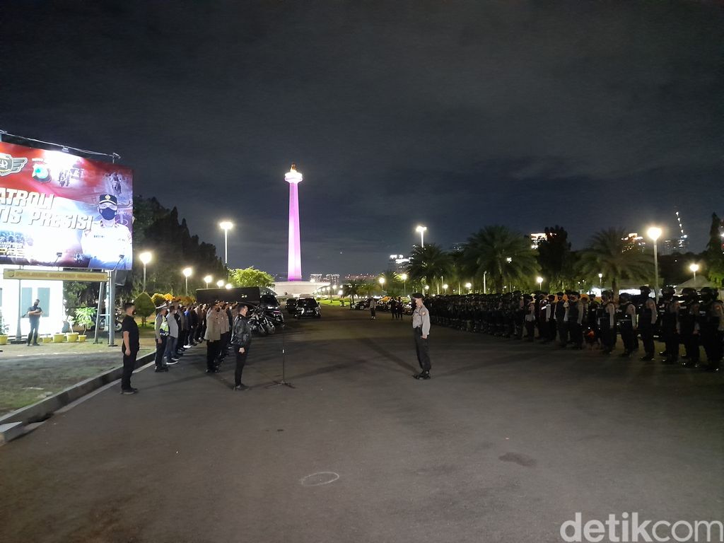 Apel Perintis Presisi Polda Metro Jaya, 26 Februari 2022. (Marteen Ronaldo Pakpahan/detikcom)