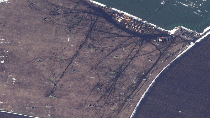 Foto Satelit Kerusakan Ukraina Dibombardir Rusia dari satelit Maxar Technologies