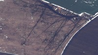 Foto Satelit Kerusakan Ukraina Dibombardir Rusia dari satelit Maxar Technologies