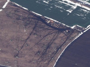 Visual dari Udara Kota Mariupol yang Dikepung 9 Hari Militer Rusia