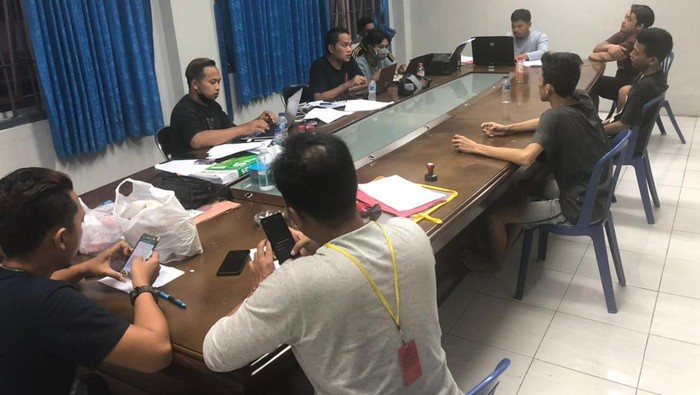 Kalapas Madiun saat menerima petugas dari Polres DIY