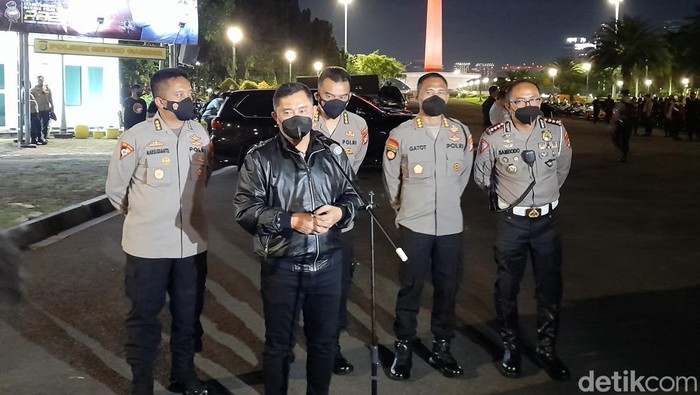 Kapolda Metro Jaya Irjen Pol Fadil Imran di Monas