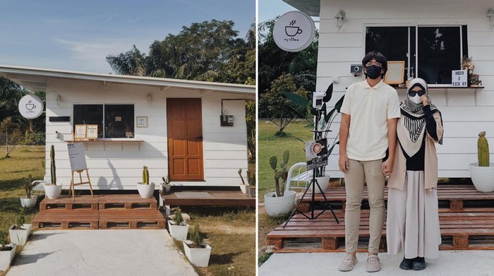 Keren! Pasangan Ini Bangun Kafe Sendiri di Tengah Kampung