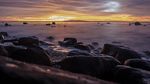 Pesona Senja di Pantai Taman Jaya Pandeglang