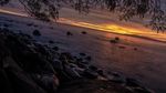 Pesona Senja di Pantai Taman Jaya Pandeglang