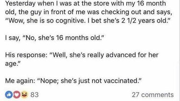 Antivaksin yang sedang menggencarkan edukasi-nya.Foto: yeahthatdefinitelyhappened via Bored Panda