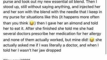 Cukup mengerikan ya, tiba-tiba asal menyuntikan sesuatu ke orang asing yang baru ditemui. Foto: yeahthatdefinitelyhappened via Bored Panda