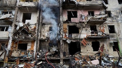 Porak Poranda Pemukiman Ukraina di Tengah Invasi Rusia