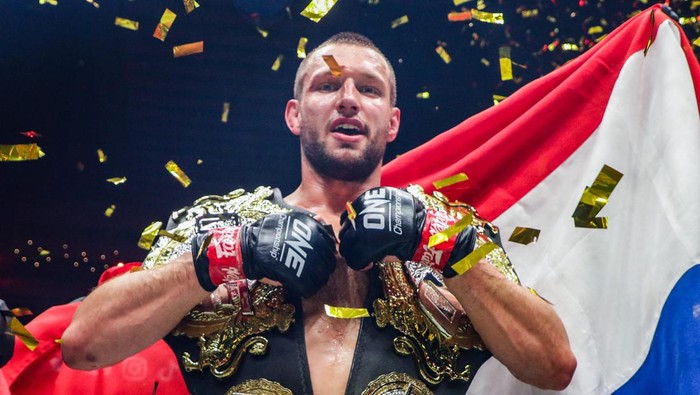 Reinier de Ridder mempertahankan sabuk juara ONE Middleweight, Jumat (25/2/2022)