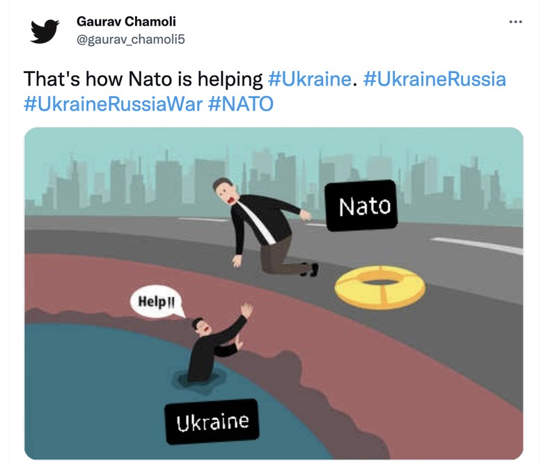 Sindiran netizen NATO