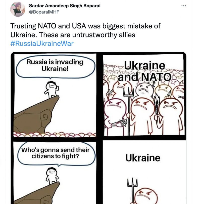 Sindiran netizen NATO