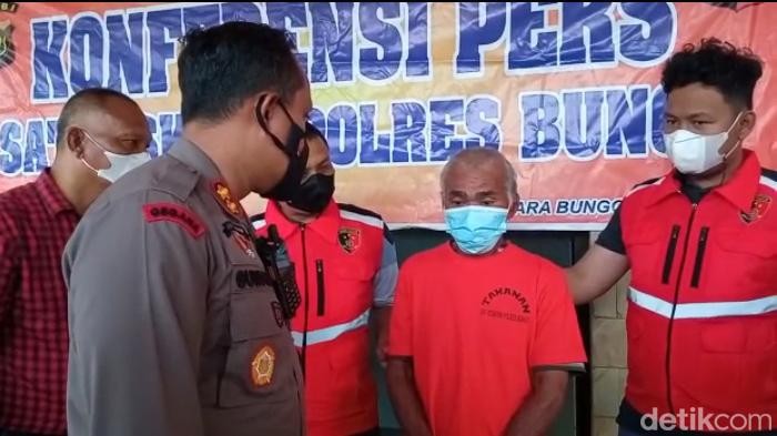 Tampang kakak kandung pembunuh wanita dalam karung di Jambi