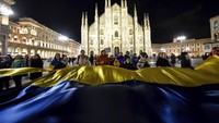 Maio mengungkapkan, para pengamat dari Organisasi untuk Keamanan dan Kerja Sama di Eropa (OSCE) memiliki peran fundamental di Ukraina. Sebanyak 15 pengamat Italia sedang menjalankan misi penting di sana. AP Photo/Claudio Furlan 