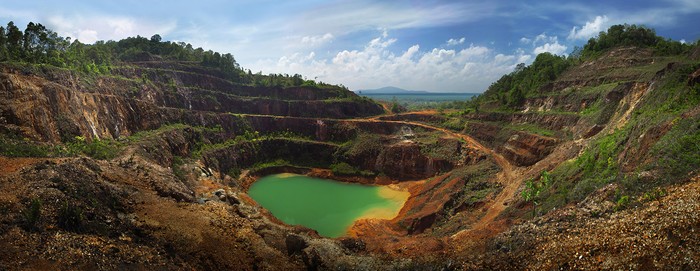 Geosite Open Pit Nam Salu Geosite Open Pit Nam Salu