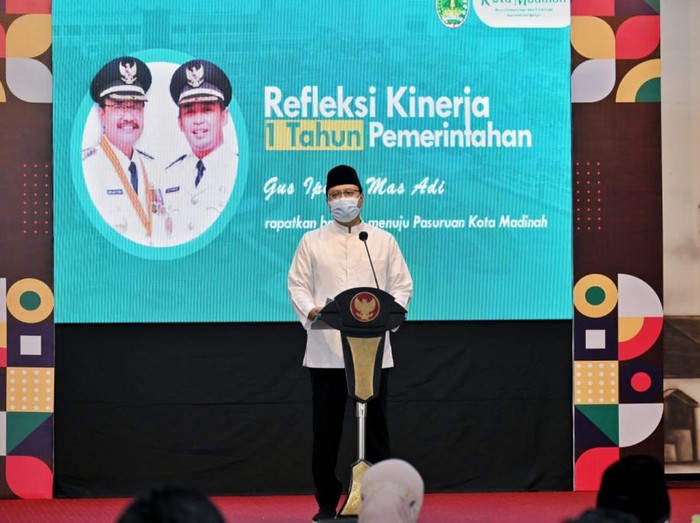 Gus Ipul dan Mas Adi Sampaikan Capaian Satu Tahun Pimpin Kota Pasuruan ke Publik
