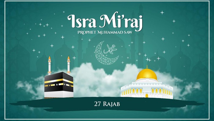 Kartu Ucapan Isra Miraj 2022