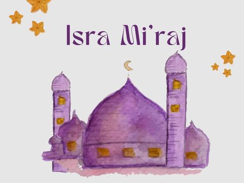 Kartu Ucapan Isra Miraj 2022