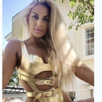 Untuk mewujudkan keinginannya itu, Maria melakukan operasi pembesaran payudara. Dari ukuran 34B menjadi 34D. Foto: dok. Instagram