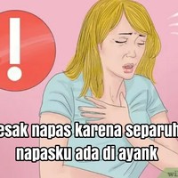 Bucin maksimal. Sehari nggak ketemu ayang aja bikin sesak napas karena separuh napasnya ada di ayang. Foto: Twitter