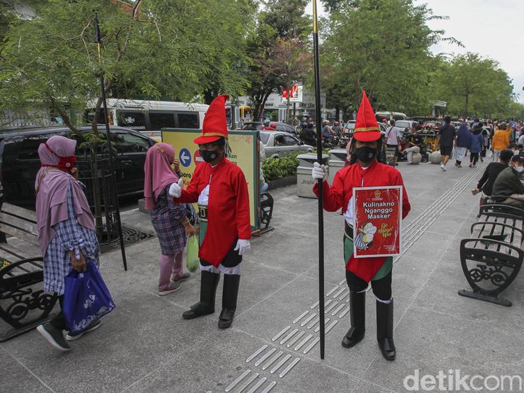 Potret Bregodo Nyutro Peringatkan Wisatawan Menjaga Prokes