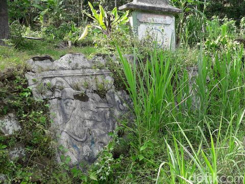 Prasasti kelokan Irung Petruk, Gunungkidul, Minggu (27/2/2022).