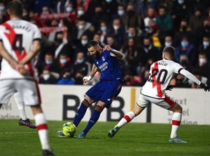 Rayo Vallecano Vs Real Madrid: Benzema Menangkan Los Blancos 1-0