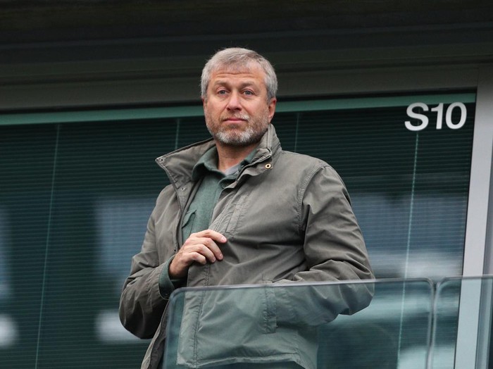 FILE - In this file photo dated Sunday, May 16, 2021, Chelsea soccer club owner Roman Abramovich attends the UEFA Womens Champions League final soccer match against FC Barcelona in Gothenburg, Sweden.  British journalist Catherine Belton and her publisher are facing defamation claims from billionaire Chelsea Football Club owner Roman Abramovich and other wealthy Russians over a book entitled  “Putin’s People”, about the rise of Russian President Vladimir Putin, according to reports Wednesday July 28, 2021. (AP Photo/Martin Meissner, FILE)