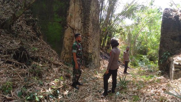 Situs raja Bone rusak akibat penambangan liar.