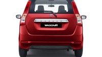 Tampilan belakang WagonR. New WagonR hadir dengan desain Sporty Floating Roof dengan velg Dynamic. Pilihan desain eksterior dual-tone tersedia pada varian Z+ dalam 2 kombinasi warna baru yaitu Gallant Red dengan atap Hitam dan Magma Grey dengan atap Hitam. Foto: Dok. Maruti Suzuki India
