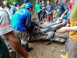 2 Pemotor Tertimpa Longsor Tebing 25 Meter di Kudus