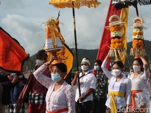 PPKM Level 3, Upacara Melasti di Parangkusumo Bantul Digelar Terbatas