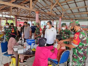 160 Napi di Lapas Porong Disuntik Vaksin Booster
