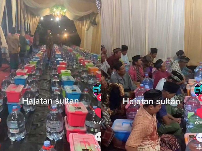 Acara hajatan viral di media sosial. Acara hajatan viral di media sosial.