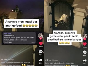 Dikabari Anaknya Meninggal, Driver Ojol Ini Tetap Tanggung Jawab Antar Makanan Kustomer