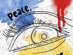 Kumpulan Ilustrasi Konflik Rusia-Ukraina yang Menyayat Hati