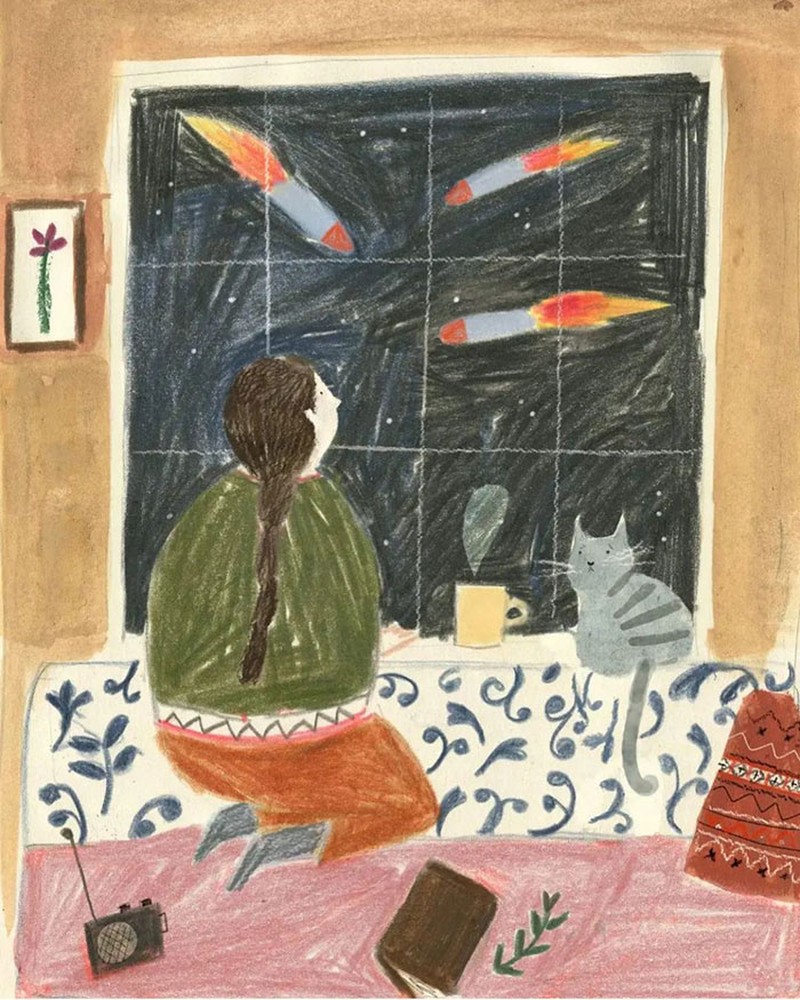 fotoinet Kumpulan Ilustrai yang Menyayat Hati Perang Ukraina dan Rusia