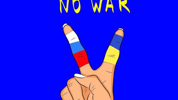 fotoinet Kumpulan Ilustrai yang Menyayat Hati Perang Ukraina dan Rusia